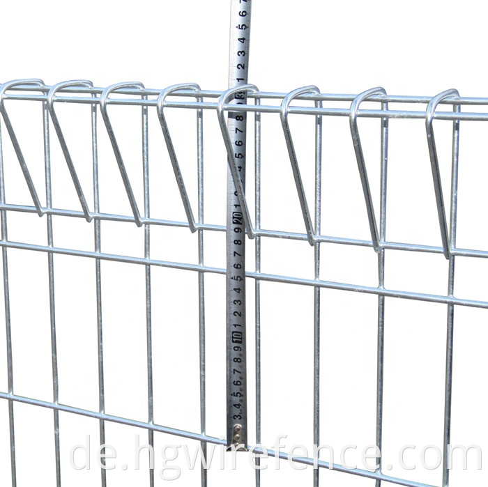 Powder Coated Metal Roll Top Fence 